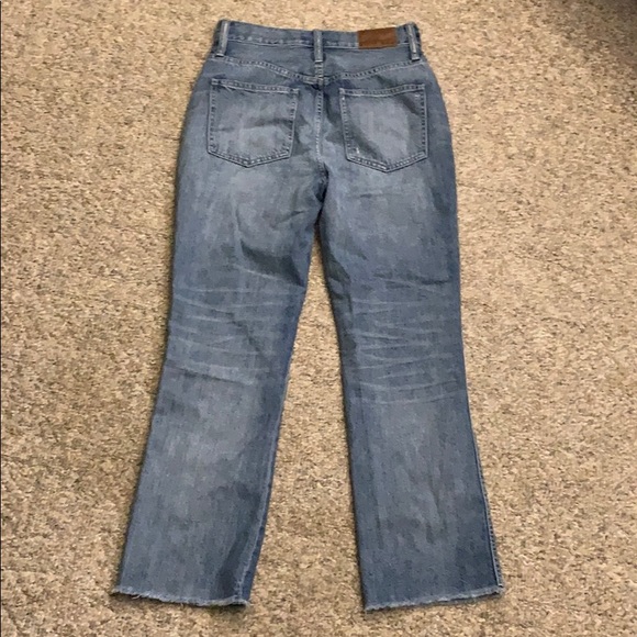 Madewell High Rise Demi Wide Leg Crop Jeans 26 - Picture 7 of 8